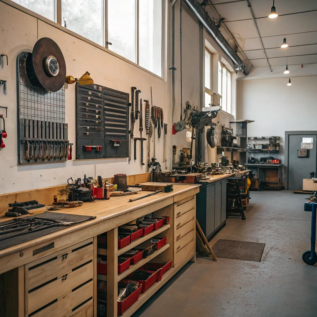 Interior view of Dralvorinex Workshop
